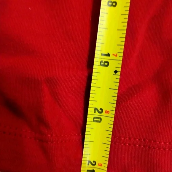 St. John's Bay Classic Red Long Sleeve Tee - Picture 5 of 5